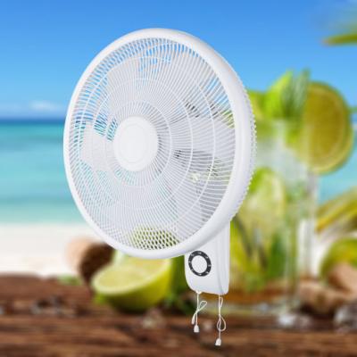 China Factory Price 18 Inch Choosable Outdoor Plastic Blade 3 Speed ​​White Electric Wall Mounted Oscillating Fan For Home for sale