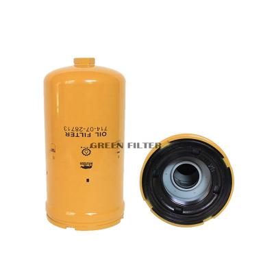 China OIL FILTER/FUEL FILTER AIR FILTER High Quality Excavator Filter Factory GreenFilter In China Hydraulic Filter Use For Excavator Engine 714-07-28710 714-07-28713 for sale