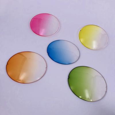 China Wholesale Single Vision 1.50 Sunglasses Color Tinted Lens CR39 Resin Lenses For Summer for sale