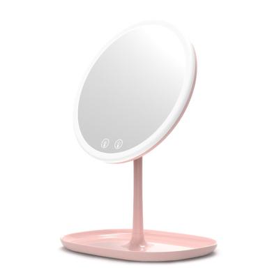 China Hollywood Makeup Lighted Vanity Mirror With LED Lights Led Vanity Touch Screen Mirror for sale