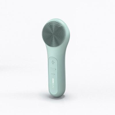 China New Products Rechargeable Electric Mini Silicone Brush Detergent DEEP CLEANING Facial Cleansing Brush for sale