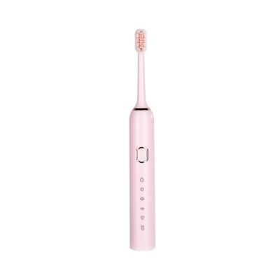 China Battery Powered Electronic Soft Stiffens Vibration Slim Sonic Electric Toothbrush for sale