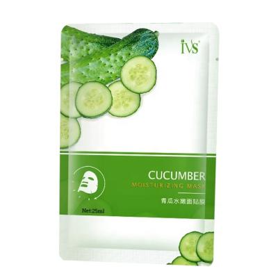 China Cosmetic Moisturizer Moisturizer OEM Factory Customized Organic Private Label Face Skin Care Filling Moisturizing Cucumber Facial Mask Sheet for sale