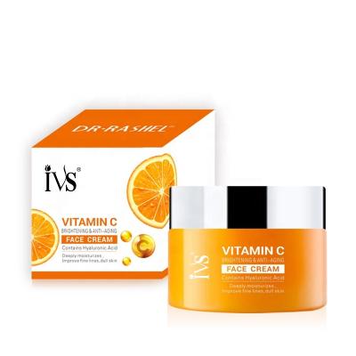 China 2021 Best Hydration Moisturizer Moisturizer Orange Vitamin C Cream Cream For Face Polypeptide Hydrating Anti Aging Packing Face Cream for sale