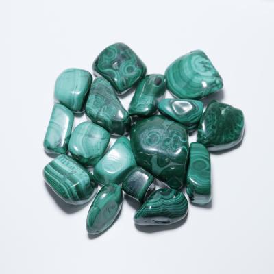 China China Wholesale Malachite Quartz Gravel Crystal Tumbled Stones Bulk Tumble With Factory Direct Sale Price for sale