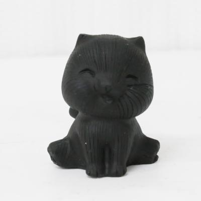 China China High Quality Obsidian Cat Crystal Hand Carved Natural Cat Crystal Animals Carving Crafts for sale