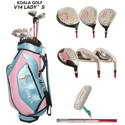 China graphite & Factory Manufacturer Complete 430CC Women Ladies Golf Club Set Mini Steel With A Golf Bag for sale