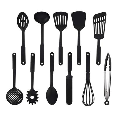 China Sustainable TianJiao 11 Pcs Kitchen Utensil Set Accessories Instruments Cooking Nylon Spatula Kitchen Tongs Kitchen Tool for sale