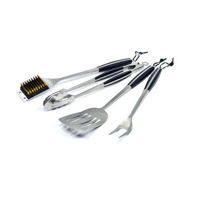 China Sunlife 4PCS Stainless Steel BBQ Tool Kit Easily Cleaned Barbecue Accessories for sale