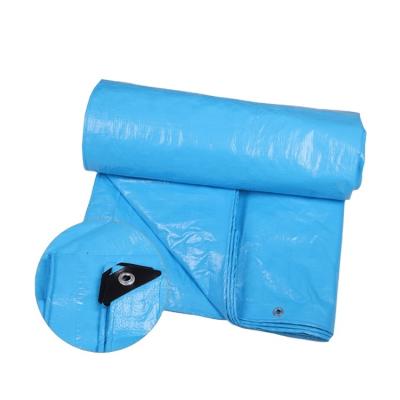 China Waterproof Heavy Duty Tarpaulin Low Rust Resist Waterproof Fabric Shower Curtain PE Tarpaulin Car Cover for sale