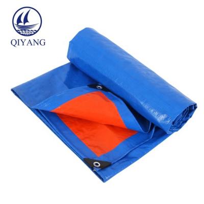 China Double Faced Fire Resistant Tent Tarps Printing Heavy Duty PE Coated Covers Tarpaulin For Trailer for sale