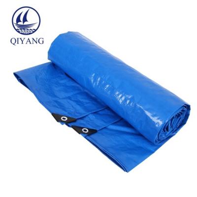 China China Double Stretch Tarpaulin Tarpaulin Fabric Sizes And Price List Blue Flame Retardant PE Woven Faced For Car Cover for sale