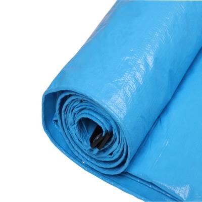 China Waterproof Pe Tarpaulin Big Plastic Tarpaulin Sheet Blue Double Faced Tarpaulins for sale