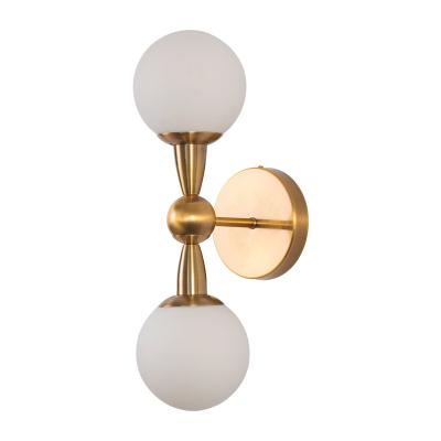 China Contemporary Gold Iron Hotel Wall Mirror Lights Single Headboard Reading Wall Lamp Wall Reading Light for sale