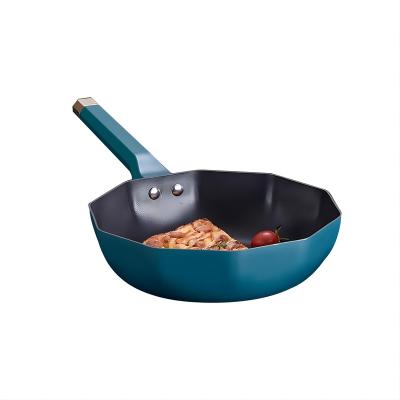 China American Green Household Price Good Style Nonstick Frying Pan Aluminum Frying Pan for sale