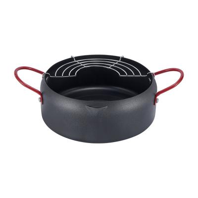 China Small and Convenient Cookware American Style Drain Rack Non-Stick Stove Set for sale