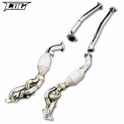 China Engine Exhaust Manifold For Lexus LX570 5.7L 2008-2021 Exhaust Downpipe With Catalyst Stainless Steel Car Exhaust Muffler Pipe for sale