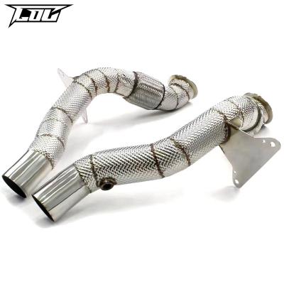 China Engine Catback Exhaust For Ferrari 488 3.9 2015 - High Performance Catless Downpipe Stainless Steel Downpipe Exhaust System for sale