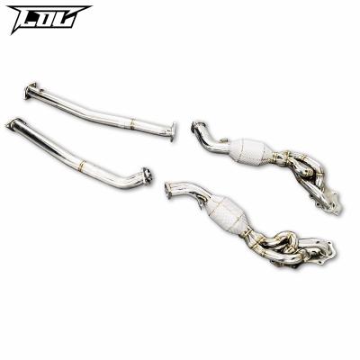 China Engine Exhaust Manifold For TOYOTA LAND CRUISER 4.0L/5.7 2007-2016 Exhaust Pipe Stainless Steel Exhaust Downpipe 100/200/300 Cell for sale