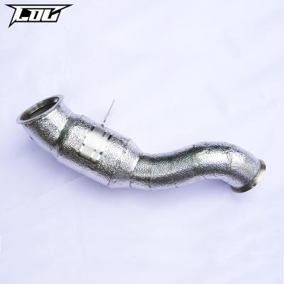 China Engine Downpipe For BENZ E200 E300 W213 2.0T 2017+ Car Exhaust System Exhaust Downpipe Stainless Steel Pipe for sale