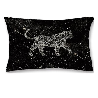 China Wholesale Custom Throw Leopard Print Animal Pillow Covers Anti-Static for sale