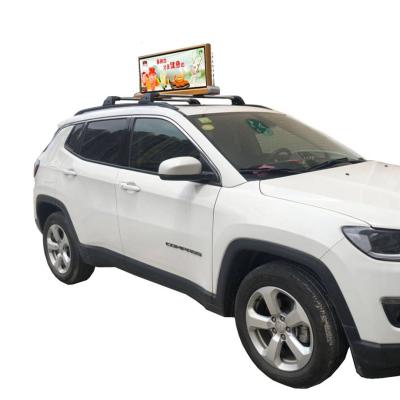 China Outdoor Advertising New Product Hot Taxi Top P3.33 Show Outdoor Car Roof Top Signage HD Digital Display for sale