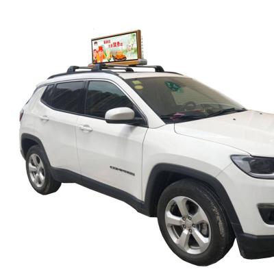 China Ultra thin taxi top advertising led display p2.5/p3.33/p4 high brightness outdoor taxi top advertising for sale