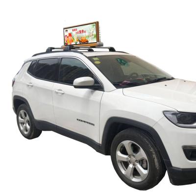 China Three Year Warranty LED 3G 4G WiFi Taxi Roof Advertising Led Display / Led Top Screen Car Advertising / Digital Taxi Advertising Sign for sale