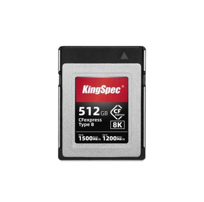 China Plastic Made in China Top Quality Kingspec CFexpress 512GB Card for 4K Video Memory Raw Card for Camera for sale