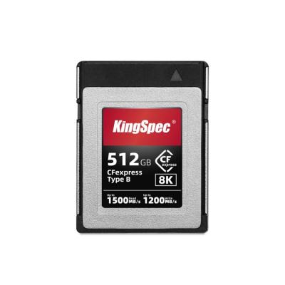 China Newest Design Kingspec CFexpress Good Quality 512GB Card Plastic For 4K Video Memory Raw Card For Camera for sale