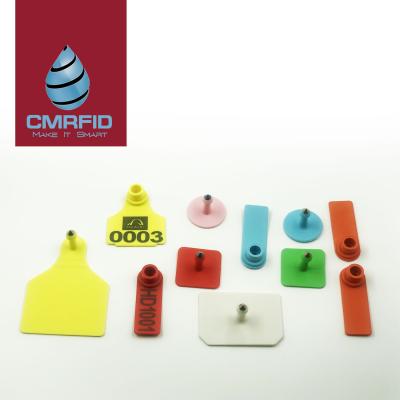 China Molded: Nylon Potting: Plastic TPU tpu square ear tag rfid animal ear tag for cow for sale