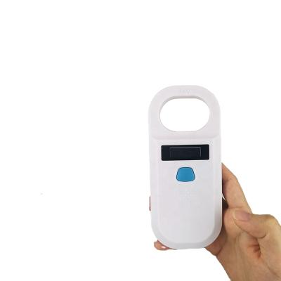 China CMRFID eartag reader iso11784/5 fdx-b 134.2khz microchip portable small animal scanner glass tube reader bend for sale