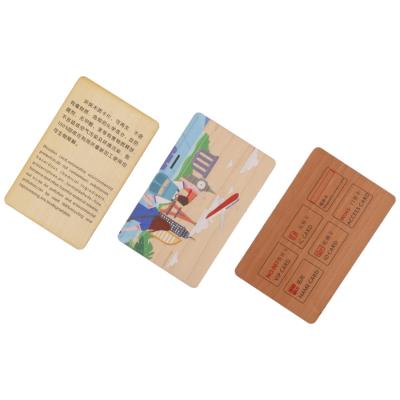 China Waterproof / CMRFID 213 / 216 Bamboo Wooden Key Card 13.56 MHz F08 Smart RFID Programmable Wooden Chip 213 / 216 NFC Wooden Hotel Key Card for sale