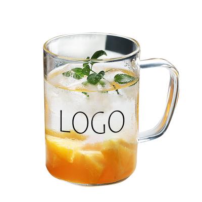 China Vaso Tazas De Vidrio Tasse Viable Clear Glass Drinkware Cup Mugs Mugs Taza Personalizada Coffee Mug Customizable Cold Mugs for sale