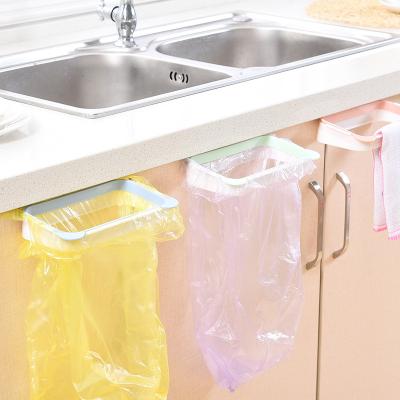 China Viable Popular Portable Plastic Garbage Bag Holder Storage Rack Garbage Bag Hanging Rack for sale