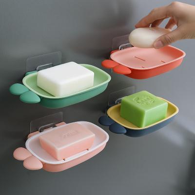 China Fashion Cartoon Carrot Household Eco-Friendly Creative Plastic Shaped Household Soap Dish Bathroom Soap Holder Plastic Soap Dish With Bathroom Soap Dish drain for sale