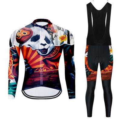 China Breathable Manufacturer direct sales men's cycling suit Racing bicycle shirt Mountain bike cycling suit pants OEM customization for sale