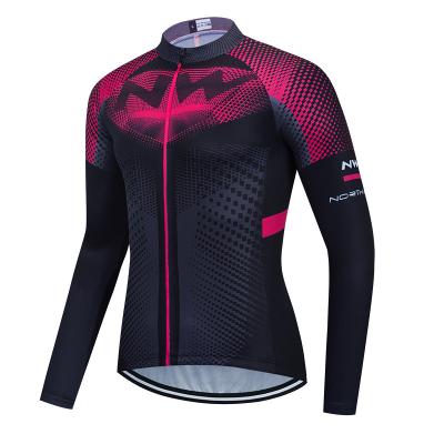 China Breathable Factory Direct OEM Customized Long Sleeve Cycling Top Sweat-absorbing and Breathable Amazon EBAY Shrimp Peel AE Popular for sale