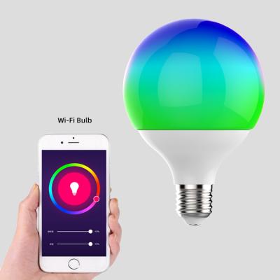 China Google Alexa Wifi Remote Control Rgb Lamp Skd 10w 15w 18w B22 E26 E27 Residential Light Bulb For Home Lighting Light Lights Led Bulb Smart Light Bulbs for sale