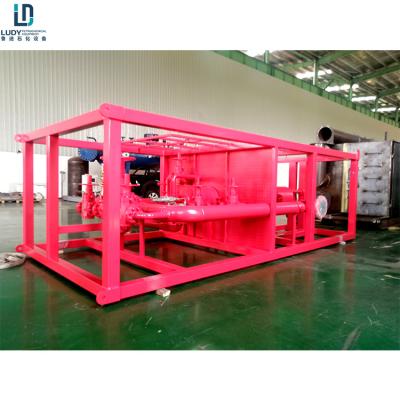 China Automatic Oilfield Well Testing Surface Wellhead Desander Sand Removal Cyclone Desander for sale