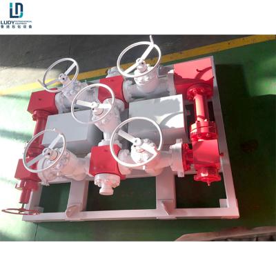 China Manifold Skid Test API 6A Well Drilling Well Test Choking Manifold For Oil Well for sale