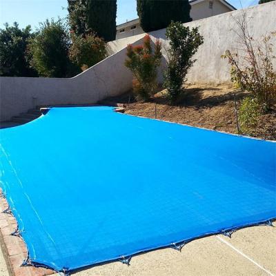 China Swimming Pool Safety 15ft*30ft Swimming Pool Cover Fence Pool Roof Pool Cover With PP PVC Coating Accessories for sale