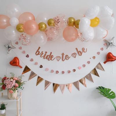 China Foil Rose Gold Balloon Party Decorated Birthday Balloons Party Supplies Decorations Balloons Set for sale