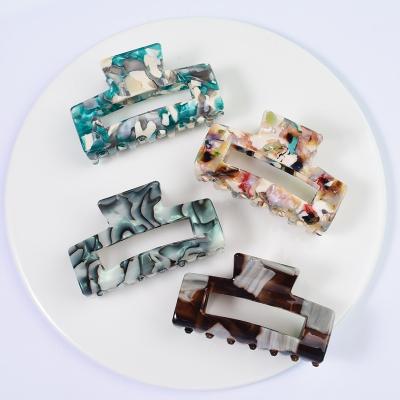 China High quality sheer claw and fast delivery wholesale high quality claw hair clips non color acetate hair clips for women accessory for sale