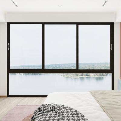 China Floor Sliding Windows, Bridge Cutoff Aluminum Sliding Doors And Windows, Blue Light Glass Sliding Windows for sale