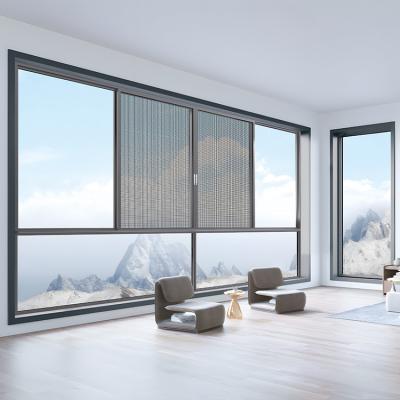 China Large Glass Sliding Window, Living Room Sliding Window, Modern Sliding Window for sale