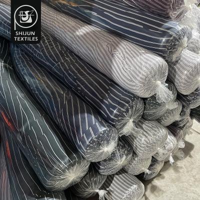 China Designer 65% Polyester 35% Cotton Fabric Viable Stripe Fabric Wholesale Stripe Fabric for sale