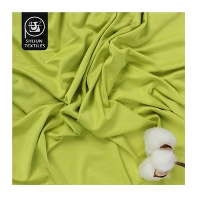 China Hot Selling Cheap Stretch Polyester Plain Custom 95% Polyester Stock Knit Fabric for sale