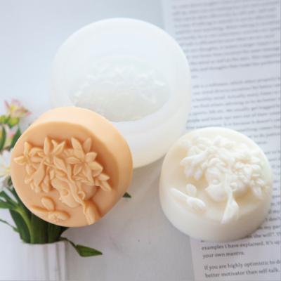 China Simple Viable Handmade Hole Flower Fairy DIY Soap Silicone Mold Candle Chocolate Cake Silicone Mold for sale