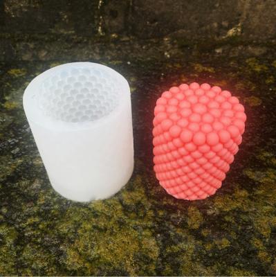 China Viable New Style Bubble Pillar Candle Mold Korean Style Small Cool Decoration Candle Mold for sale